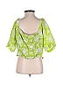 Porridge Green 3/4 Sleeve Blouse Size S - photo 2