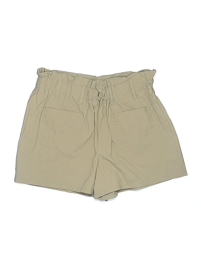 Click to view more detailed imagery on our partner's website Pre-owned Avec Les Filles Khaki Shorts In Brown