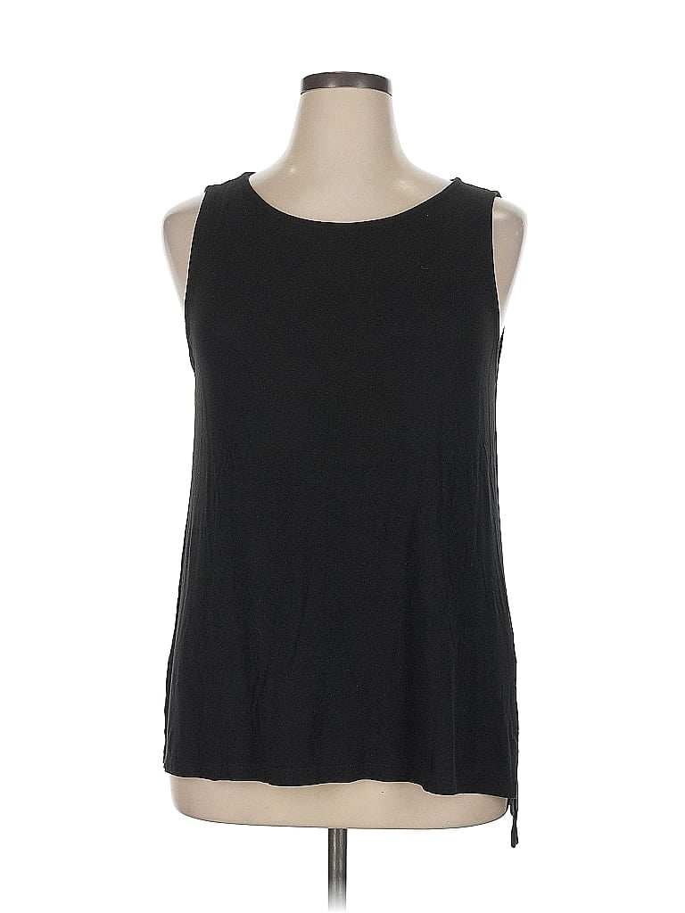 Pre-owned Adrienne Vittadini Sleeveless T-shirt In Black