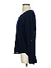 Ann Taylor 100% Polyester Blue Long Sleeve Blouse Size XS - photo 5