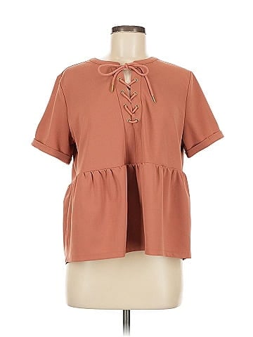 Ann Taylor Short Sleeve Blouse (view 1)