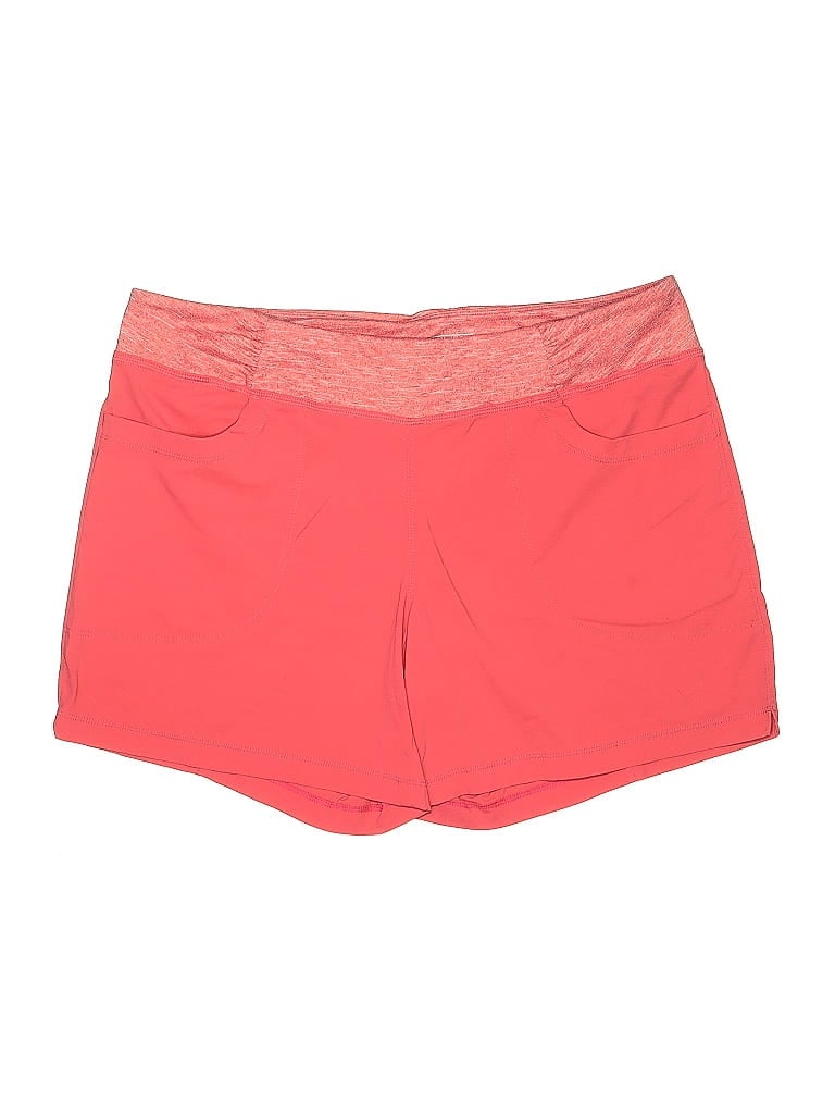 Mountain Hardwear Color Block Red Athletic Shorts Size XL - photo 1