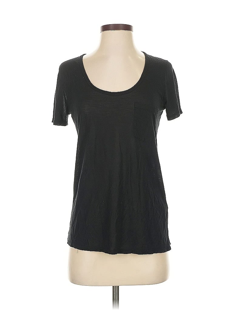 Pre-owned Banana Republic Short Sleeve T-shirt In Black