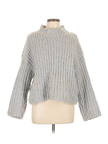 Aqua Pullover Sweater (view 1)