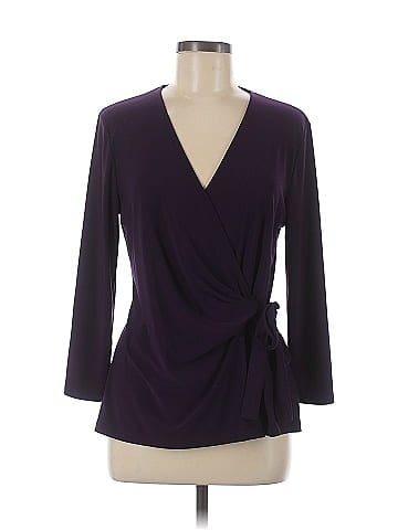 Black Label by Evan Picone 3/4 Sleeve Top (view 1)