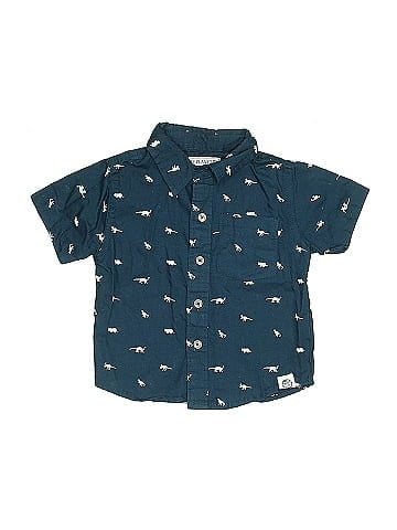 Free Planet Short Sleeve Button-Down Shirt (view 1)