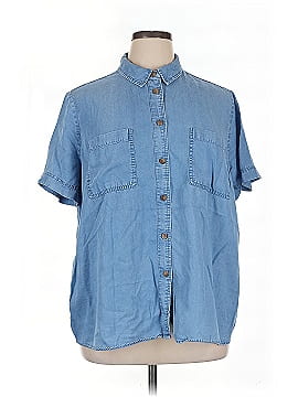 Terra & Sky Short Sleeve Button Down Shirt