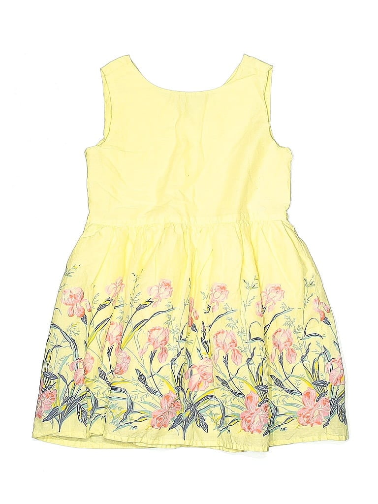 Baby Gap 100% Cotton Tropical Yellow Dress Size 3 - photo 1
