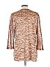Chico's 100% Polyester Brown Cardigan Size L - photo 2