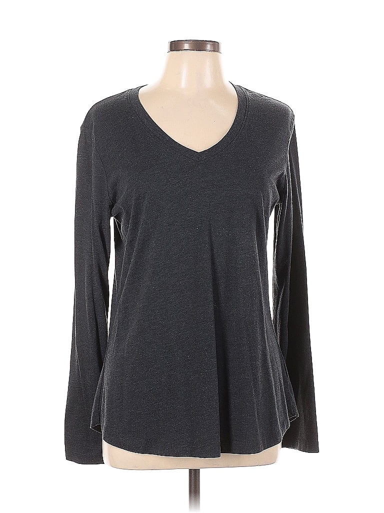 Natural Reflections Gray Long Sleeve T-Shirt Size L - photo 1