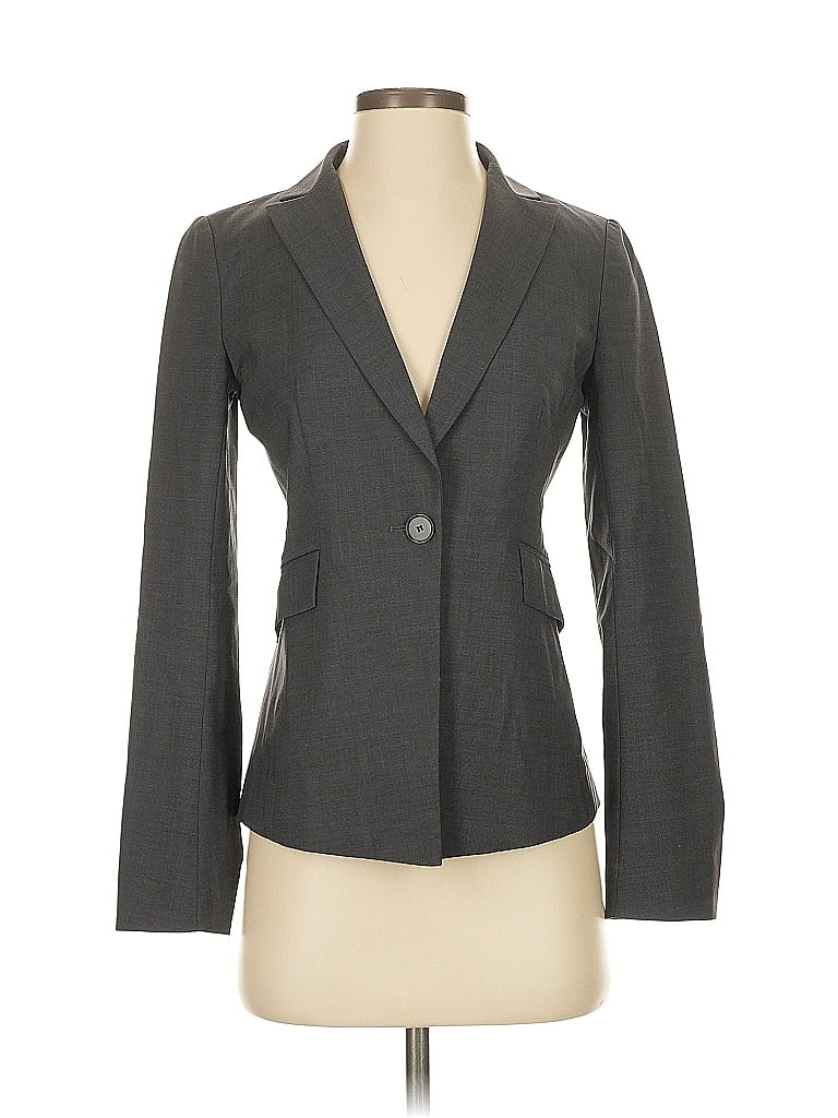 Click to view more detailed imagery on our partner's website Pre-owned Ann Taylor Wool Blazer Jacket In Gray