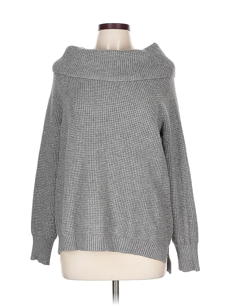 Pre-owned Devotion Turtleneck Sweater In Gray
