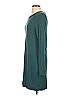 Lou & Grey Solid Teal Casual Dress Size S - photo 4