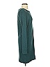Lou & Grey Solid Teal Casual Dress Size S - photo 3