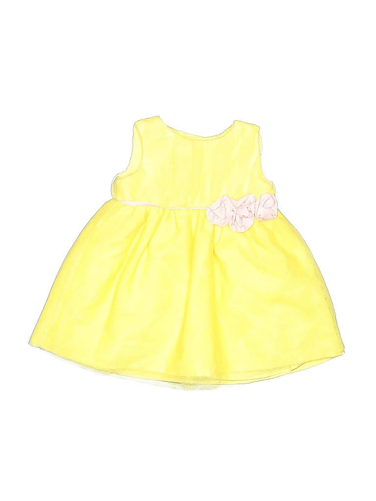 Just One You Made by Carter's 100% Polyester Yellow Dress 0-3 MO / 3 MO - photo 1