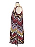 Jones Studio Chevron-herringbone Burgundy Cocktail Dress Size 1X - photo 4