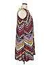 Jones Studio Chevron-herringbone Burgundy Cocktail Dress Size 1X - photo 3