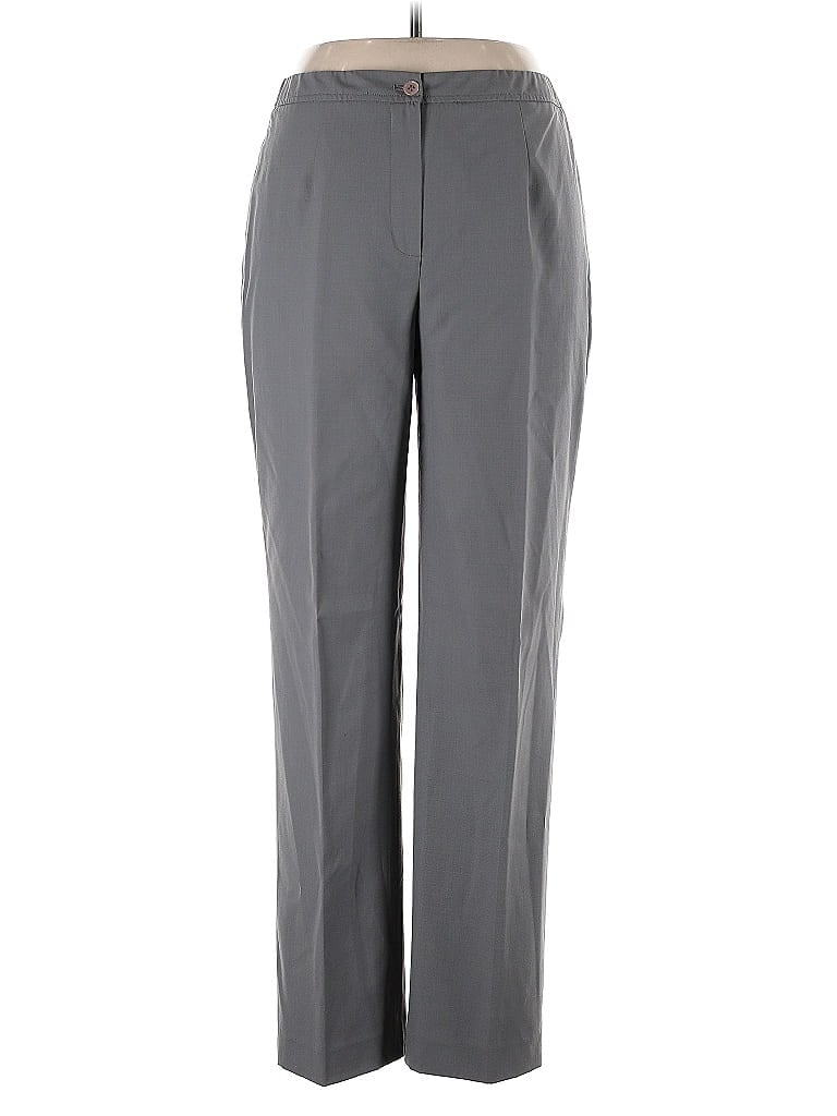 Pre-owned Talbots Wool Pants In Gray