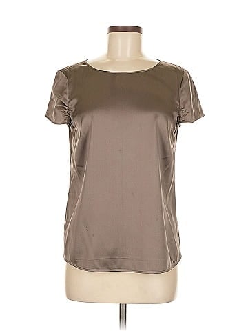 Armani Collezioni Short Sleeve Silk Top (view 1)