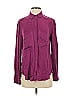 Bella Dahl Burgundy Long Sleeve Button-Down Shirt Size XS - photo 1