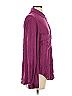 Bella Dahl Burgundy Long Sleeve Button-Down Shirt Size XS - photo 3