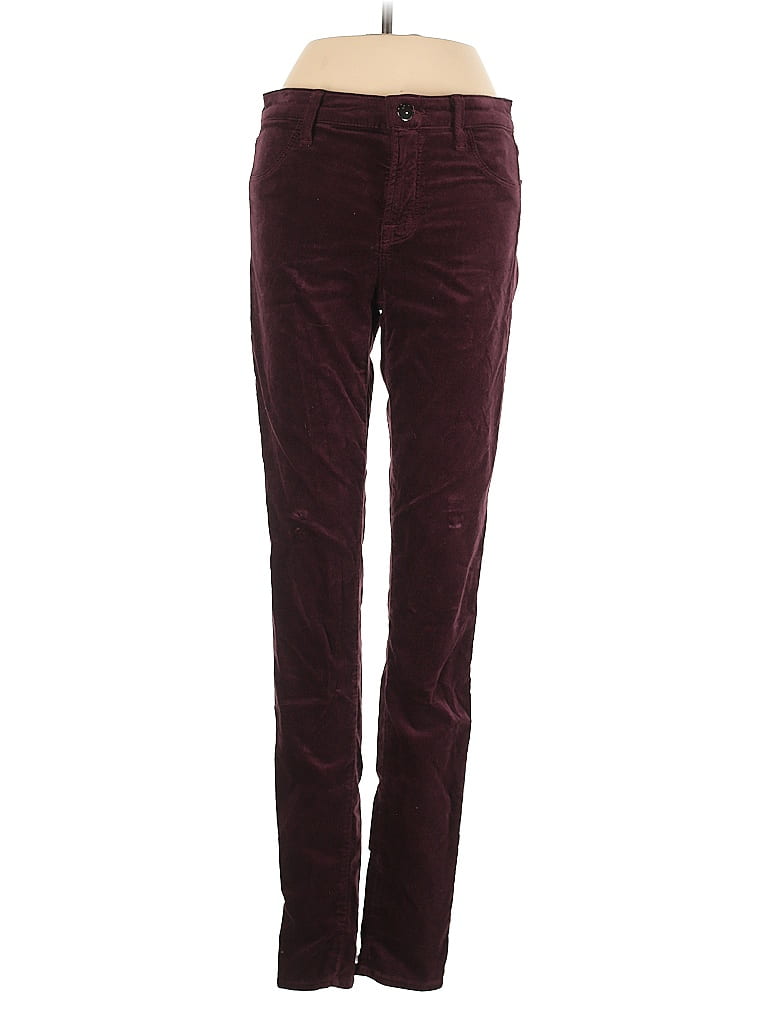 J Brand Burgundy Casual Pants Size 25 waist - photo 1