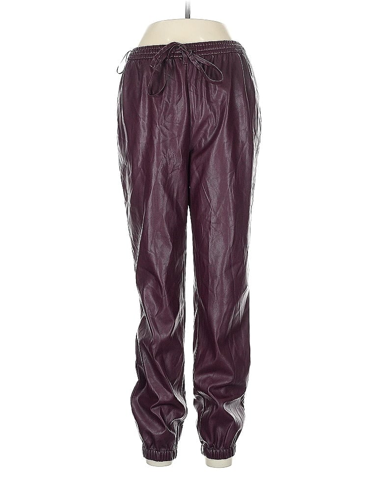 Pre-owned Natori Track Pants In Burgundy