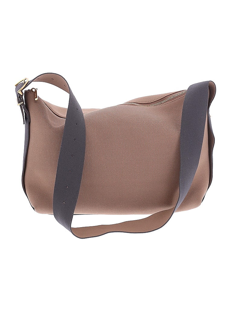 Cuyana 100% Recycled Plastic Solid Brown Tan Shoulder Bag One size - photo 1