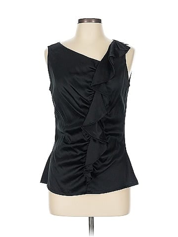 Cache Sleeveless Silk Top (view 1)