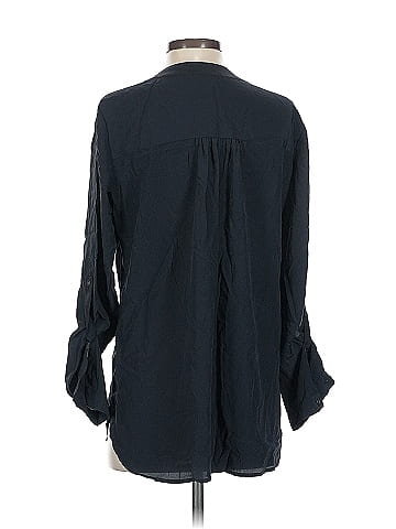 Diane von Furstenberg Long Sleeve Silk Top (view 2)