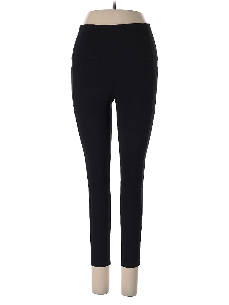 Pre-owned Skechers Active Pants In Black