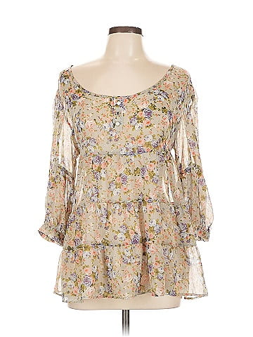 NY Collection 3/4 Sleeve Blouse (view 1)
