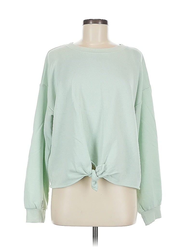 Ann Taylor LOFT Green Sweatshirt Size L - photo 1