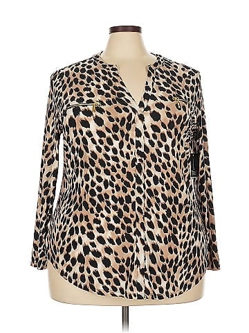 INC International Concepts Long Sleeve Blouse (view 1)