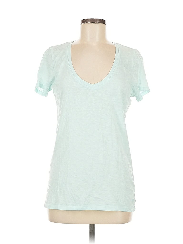 Victoria's Secret Pink 100% Cotton Green Short Sleeve T-Shirt Size M - photo 1