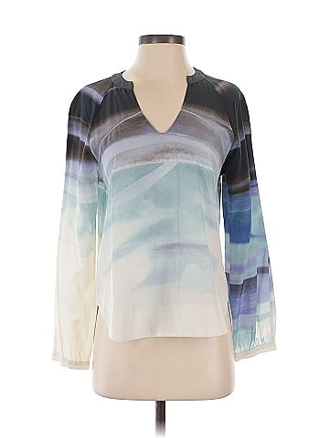 Diane von Furstenberg Long Sleeve Silk Top (view 1)