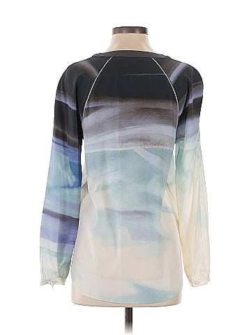 Diane von Furstenberg Long Sleeve Silk Top (view 2)