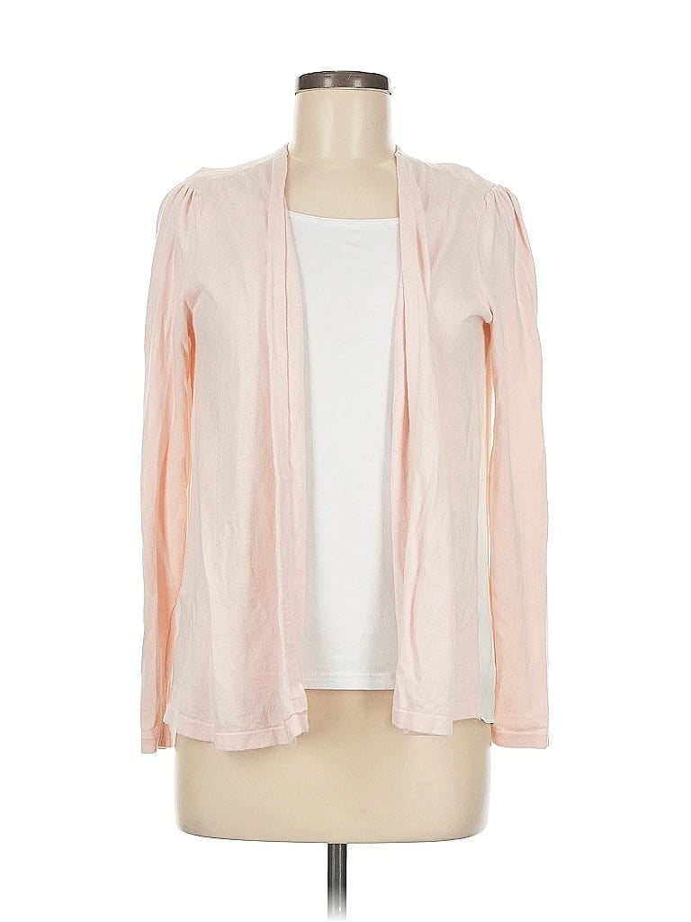 Pre-owned Ann Taylor Loft Cardigan Sweater In Pink
