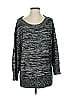 Dept. Tweed Gray Black Pullover Sweater Size S - photo 1