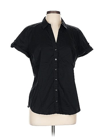 7th Avenue Design Studio New York & Company Short Sleeve Blouse (view 1)