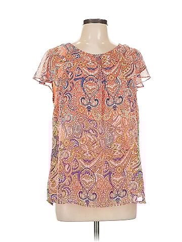 Skies Are Blue Short Sleeve Blouse (view 1)