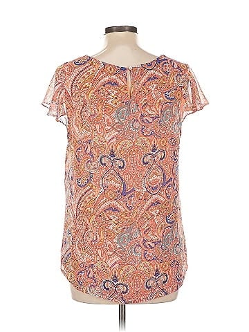 Skies Are Blue Short Sleeve Blouse (view 2)