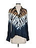 Young Fabulous & Broke Tie-dye Blue Long Sleeve Blouse Size S - photo 1