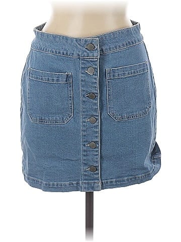 TGLA Denim Skirt (view 1)