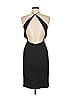 Nicholas Solid Black Cocktail Dress Size 4 - photo 2