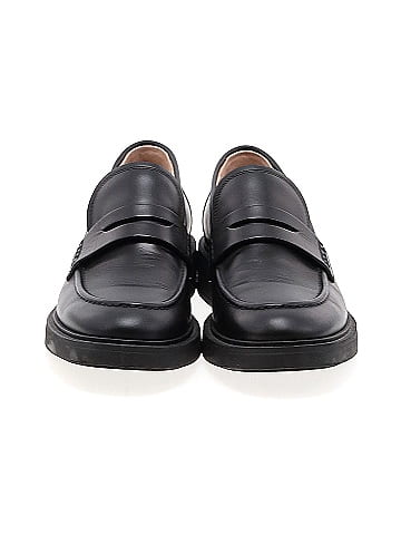 Gianvito Rossi 100% Leather Black Flats Size EU 39 1/2 (narrow)