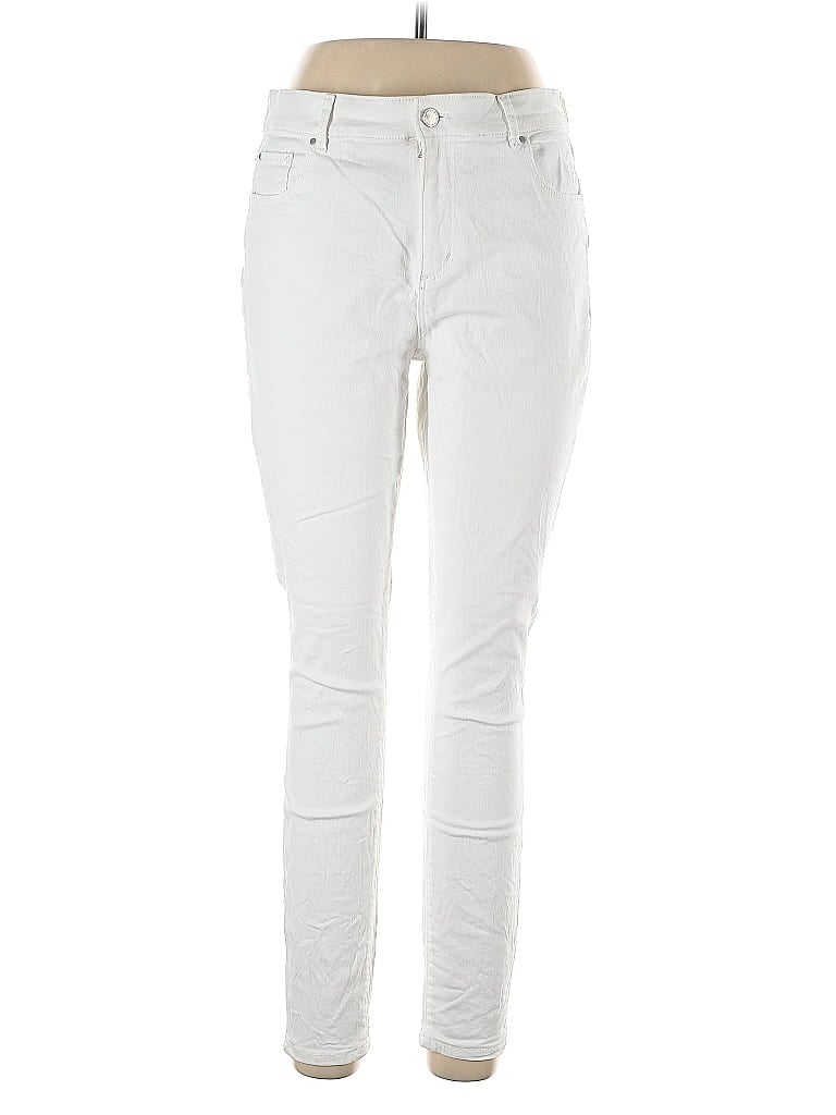 Pre-owned Ann Taylor Jeans In White