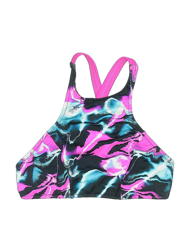 Pre-owned Swims Uit Top Pink Camo Pattern Swimwear