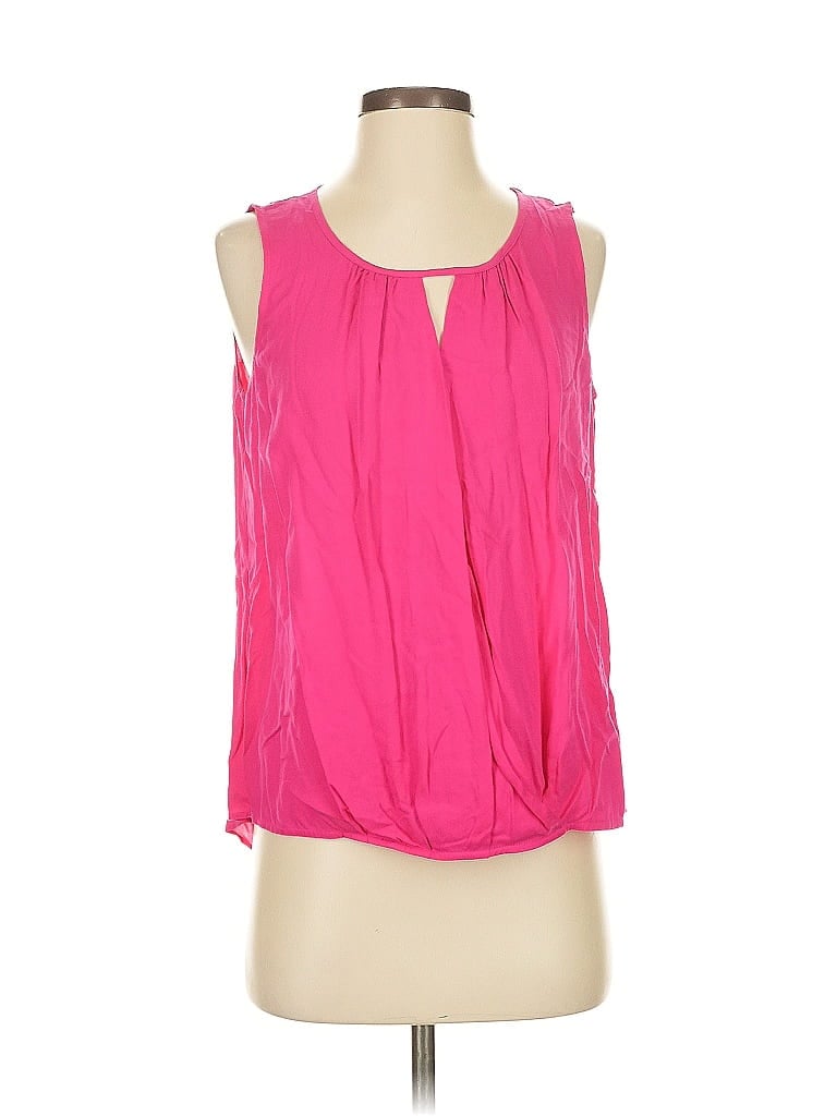 Daisy Fuentes Pink Sleeveless T-Shirt Size S - photo 1