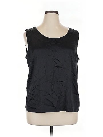 Basler Sleeveless Silk Top (view 1)